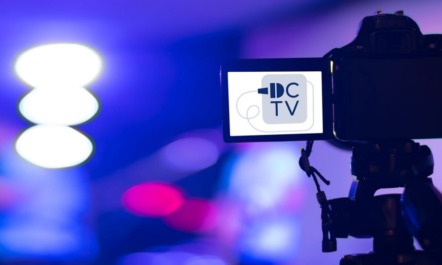 Caméra tournage émission DCTV