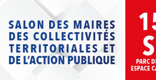 Affiche salon des maires et des collectivités territoriales le 15 et 16 septembre à Angoulême