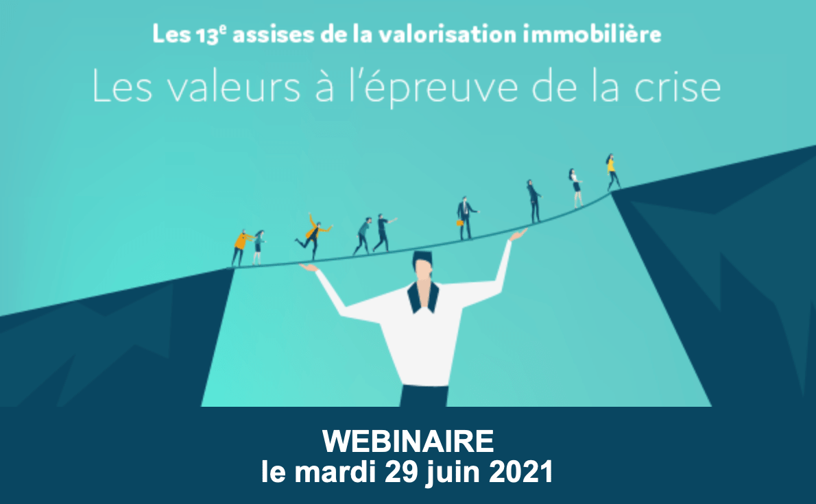 Affiche Webinaire les valeurs à l'épreuve de la crise le 29 juin 2021