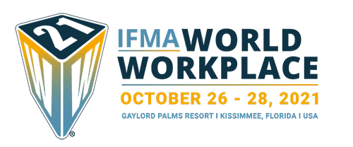 Affiche IFMA World Workplace du 26 au 28 Octobre 2021 en Floride (USA)