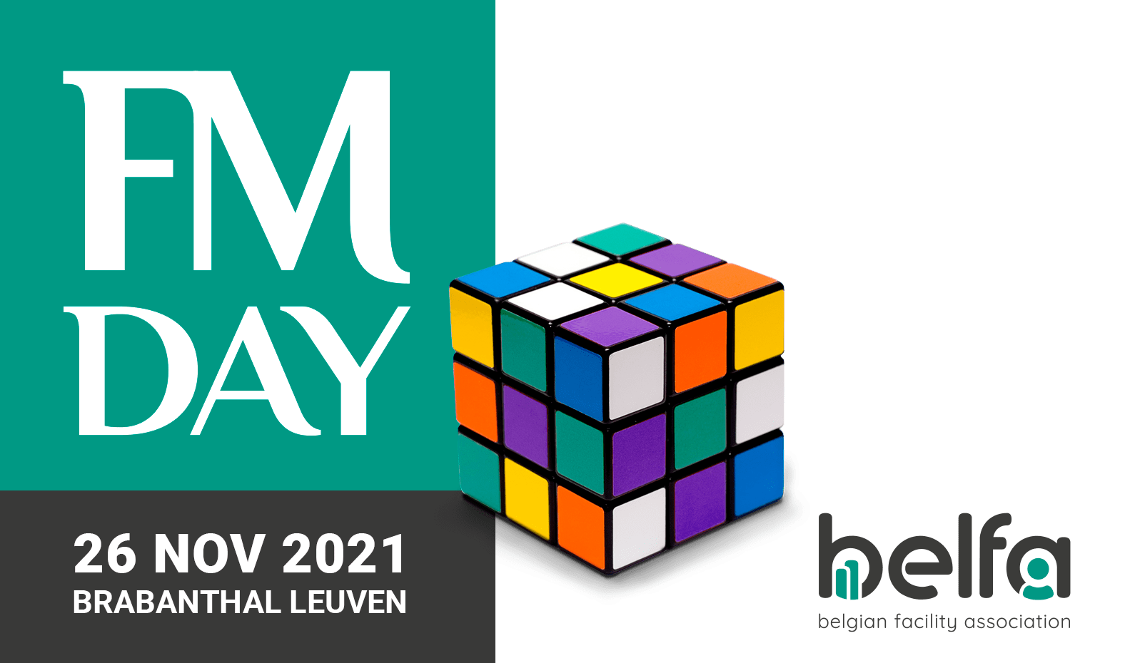 Affiche Belfa Rubik Cuke FM Day le 26 novembre 2021